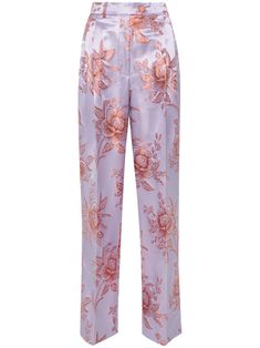 Orange Satin, Satin Trousers, Silk Trousers, Silk Pants, Lavender Purple, Purple Orange, Cropped Trousers, Tailored Trousers, Long Length