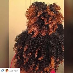 []www.TryHTGE. com] Try Hair Trigger Growth Elixir ============================================== {Grow Lust Worthy Hair FASTER Naturally with Hair Trigger} ============================================== Click Here to Go To:▶️▶️▶️ www.HairTriggerr.com ✨ ============================================== Color Popping Curl Definition!!`~ Hair With Colored Tips, Cabello Afro Natural, Curly Hair Natural, Hair Transition, Curls For The Girls, Afro Style, Protective Hairstyle, By Any Means Necessary, Dyed Natural Hair