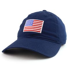 Our American Flag Embroidered Washed Soft Cotton Fitting Cap is perfect for any outdoor occasion. This American Flag Embroidered Washed Soft Cotton Fitting Cap is a classic 6-panel relaxed fit cap made of 100% washed cotton. features a high quality embroidery, stitched eyelets for ventilation, pre-curved bill and a integrated cotton sweatband, the cap is finished with an antique brass buckle closure. High quality embroidery. Ventilation eyelets. Brass Buckle Closure. Relaxed Fit. Imported. 100% Curved Brim Baseball Cap Made In Usa For Outdoor, Outdoor Baseball Cap With Curved Brim Made In Usa, Outdoor Baseball Cap Made In Usa With Curved Brim, Outdoor Curved Brim Baseball Cap Made In Usa, Patriotic Cotton Cap, Casual Curved Bill Baseball Cap Made In Usa, Casual Curved Brim Hat Made In Usa, Casual Cotton Hats Made In Usa, Casual Trucker Hat Baseball Cap Made In Usa