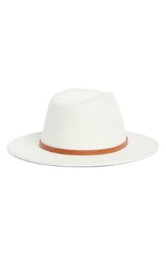 The ultimate accessory for sunny destinations, this Panama hat is elevated with a svelte buckled strap for added flair. Textile Spot clean Imported Panama Hat, Panama, Nordstrom Rack, Sunnies, Nordstrom, Buckle, Hats