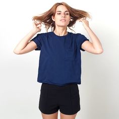 Everlane - The Box Cut Tee $15 Organic Cotton Crew Neck Cropped T-shirt For Summer, Solid Color Boxy T-shirt With Crew Neck, Solid Color Boxy Crew Neck T-shirt, Boxy Crew Neck T-shirt, Organic Cotton Short Sleeve Cropped T-shirt For Summer, Basic Short Sleeve T-shirt For Casual Gatherings, Boxy Short Sleeve Basic T-shirt, Basic Boxy Short Sleeve T-shirt, Boxy Short Sleeve Tops In Organic Cotton