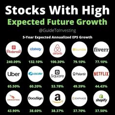 the growth of stocks with high expected future growth