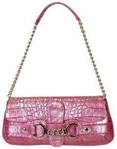 Color: Pink Condition: New. Designer dust bag. Handle drop 7,5". Top flap closure. Clutch Pink, Pink Shoulder Bags, Shoulder Bag Pink, Pink Shoulder Bag, Cute Bags, Bag Handle, St Kitts, Pink Leather, Leather Clutch