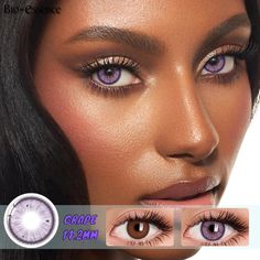 49105121673515 Purple Eyes Contacts, Purple Eye Contacts, Purple Contact Lenses, Juice Grape, Purple Contacts, Change Your Eye Color, Contact Lenses Case, Prescription Colored Contacts, Cosplay Fashion