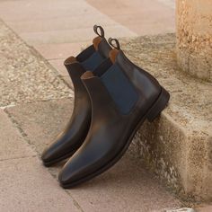 Mens Formal Boots, Chelsea Boots Men Outfit, Chelsea Boots Outfit, Mens Dress Boots, Custom Design Shoes, Custom Made Shoes, Chelsea Boots Men, Slip On Boots, Leather Chelsea Boots