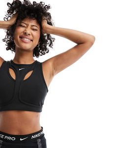 Sportswear by Nike Training Get the right support Round neck Nike logo print Cut-out panels Pull-on style Puma Shop, Nike Training, New Nike, Trending Now, Nike Logo, Active Wear For Women, Print And Cut, Color Trends, Logo Print