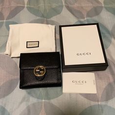 Authentic Gucci Wallet With Dust Bag And Box. Used Twice, Like New. Elegant Wallets With Box For Gift, Elegant Wallets With Box Included For Gift, Gucci Evening Wallets Rectangular, Gucci Rectangular Evening Wallets, Chic Gucci Wallet For Everyday Use, Gucci Evening Wallets, Luxury Wallets With Branded Hardware For Formal Use, Evening Gucci Rectangular Wallet, Luxury Formal Wallets With Branded Hardware