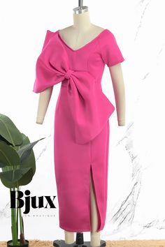 Bjux - Chic Solid Patchwork Long Sleeve Dress with V-Neck and Bow Detail Two Piece Jumpsuit, Diy Fashion Clothing, White Long Sleeve Dress, Long Sleeve Dresses, Hip Dress, Sleeve Dresses, Patchwork Designs, Dress With Bow, Wholesale Fashion