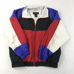 Vintage Cabazon Women's Petite Medium Color Block Swishy Nylon Track Jacket There is some staining on collar and arm of jacket Good Preowned condition Armpit to armpit-23 inCollar to bottom hem-25 inSleeve from armpit to cuff-18.5 in 90s Style Nylon Spring Outerwear, 90s Nylon Windbreaker For Fall, 90s Style Nylon Long Sleeve Windbreaker, 90s Style Nylon Outerwear With Long Sleeves, 90s Nylon Track Jacket For Fall, 90s Style Nylon Track Jacket For Fall, 90s Nylon Outerwear For Streetwear, 90s Nylon Streetwear Outerwear, 90s Style Nylon Streetwear Outerwear