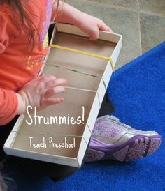 DIY musical strummies – Teach Preschool Music Instruments Kids, Music Instruments Diy, Homemade Musical Instruments, Homemade Instruments, Diy Music, Kids Homemade, Diy Instruments