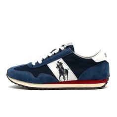 Men's Polo Ralph Lauren Train 90 Shoes. Made Of Mesh And Suede. Extremely Comfortable Shoes, Ideal For Long Walks. Closure With Laces And Rounded Toe, Rubber Sole. Shoes That Combine Comfort With Style, Ideal For A Casual Look. Available In Blue And White Colors. New Without Tags. Ralph Lauren Shoes Mens, 90 Shoes, Polo Ralph Lauren Shoes, Ralph Lauren Sneakers, Ralph Lauren Shoes, Long Walks, White Colors, Sole Shoes, Polo Ralph Lauren Mens