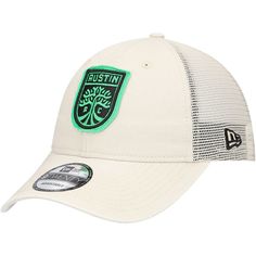 Top off any Austin FC outfit in style with this Game Day 9TWENTY Trucker hat from New Era. Comfort is at the forefront of its design, with mesh mid and rear panels increasing breathability and an adjustable snap closure ensuring your perfect fit. This cap also features an embroidered Austin FC applique on the front crown that stands in raised detail and leaves no doubt about your fandom.Top off any Austin FC outfit in style with this Game Day 9TWENTY Trucker hat from New Era. Comfort is at the f Mesh Hats For Sports Events In Summer, Summer Mesh Hat For Sports Events, Spring Mesh Cap, Spring Sports Trucker Hat With Flat Brim, Casual Trucker Hat For Sports Events In Spring, Spring Sports Mesh Trucker Hat, Casual Mesh Snapback Hat For Sports Events, White Mesh Snapback Hat For Spring, Breathable Sports Hat For Spring Events