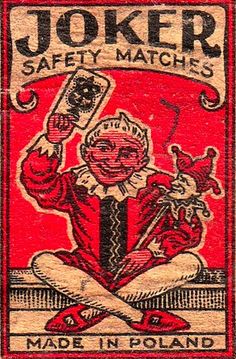 the joker safety matches match card