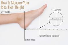 What if there were a magic number you could measure that would tell you exactly what high heel height would be your most comfortable to... High Heels Classy, Magic Number, How To Measure Yourself, Deep Winter, Heels Classy, How To Measure, Fashion Hacks Clothes, Designer Heels