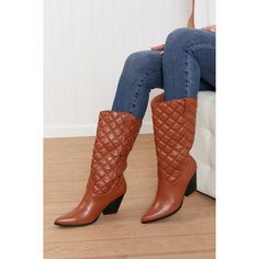 These Luxurious Quilted Boots Are One You Won't Want To Miss Out On! They Have A Slight Point In The Toe And A Block Heel That Will Keep You Looking Sleek! Wear Them With Jeans Or Rock Them Out In A Dress! Retail $115 Product Measurements: Heel Height 3 In, The Circumference Of The Calf Is 14 In Check Out My Entire Closet! Pendleton Free People Kate Spade Michael Kors Zara Ulla Johnson 80s 90s Y2k, American Eagle Nashville Bachelorette Party Bride Wedding Fall Spring Summer Winter Jackets Cowboy Quilted Boots, Fashion Cowboy Boots, Pointy Toe Heels, Picture Style, Latest Shoe Trends, Shoe Company, Pointed Toe Heels, Mid Heel, A Dress