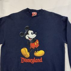 Disney Mickey Mouse crewneck sweater 1950-70s Size: M chest-21” shoulder-8” sleeve-23” top to bottom-26” Old Mickey Mouse Vintage Shirt, Fall Mickey Mouse Crew Neck Sweatshirt, Casual Mickey Mouse Crew Neck Sweatshirt, Casual Crew Neck Mickey Mouse Sweatshirt, Mickey Mouse Long Sleeve Sweatshirt For Fall, Mickey Mouse Long Sleeve Sweatshirt For Streetwear, Long Sleeve Mickey Mouse Sweatshirt For Streetwear, Mickey Mouse Crew Neck Top For Winter, Vintage Disney