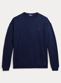 Accented with Ralph Lauren's signature embroidered Pony at the chest, this crewneck sweatshirt is made with fleece for lightweight warmth and a soft feel. Navy Crewneck, White Hoodie, Crewneck Sweatshirt, Crew Neck Sweatshirt, Ralph Lauren, Crew Neck, Navy, Sweatshirts, White