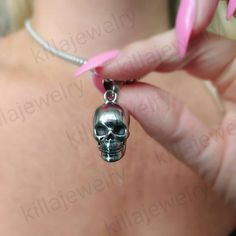 Punk Jewellery, Punk Necklace, Jewelry Goth, Goth Necklace, Skull Pendant Necklace, Goth Jewelry, Punk Jewelry, Skull Necklace, Skull Pendant