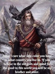 Odin Allfather, Viking Facts, Pagan Beliefs, Viking Quotes, Pagan Spirituality, World Mythology, Pagan Gods, Norse Myth, Viking Life