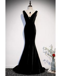 Get 10% off now! Buy slim fit black mermaid velvet evening dress double vneck at cheap price online. Free stable shipping and pro custom service since 2009. Fitted Black Velvet V-neck Dress, V-neck Velvet Evening Dress, Velvet V-neck Evening Dress For Gala, Black Velvet V-neck Dress For Night Out, Black V-neck Mermaid Dress For Prom, Black Fitted Velvet Dress V-neck, Velvet V-neck Evening Dress, Black Velvet V-neck Evening Dress, Black V-neck Velvet Dress