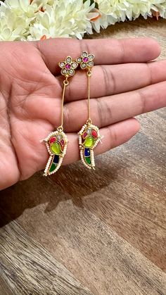 kemp stone and kundan earrings Kids Wear Boys, Kundan Earrings, Traditional Sarees, Gold Gold, Gold Material, Designing Women, Gold Earrings, Silver Earrings, Silver Tone