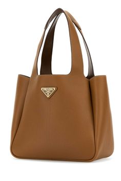 Caramel Leather Handbag from Prada Prada Women, Barbour Steve Mcqueen, Prada Crossbody, Prada Designer, Bottega Veneta Shoulder Bag, Prada Crossbody Bag, Mini Handbags, Leather Mini, Italian Fashion