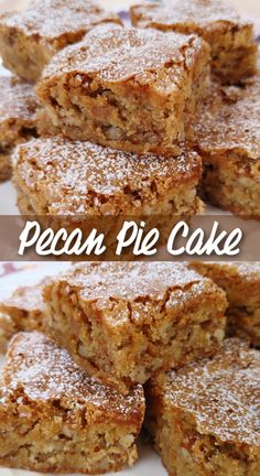 Pecan Pie Cake Recipe, Pecan Desserts Recipes, South Your Mouth, Pecan Pie Cake, Pecan Desserts, Coffee Ideas, Pecan Cake, Pecan Pie Recipe, Pecan Recipes