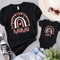 This is such a fun graphic matching tee for all the loving Moms who love to get matching tee's with her kids. The can be a great gift for Mother’s Day or Christmas. All garments are offered in three colors, these come in a variety of sizes of your choice. We use high quality, soft flex vinyl which not only creates a sharp, vivid graphic but will never look "faded" or “washed out” like some inks commonly do. Processing time is 2-4 days, delivery will depend on your choice at checkout First Class Unisex Black T-shirt For Family, Pink Family Matching Graphic T-shirt, Black Unisex T-shirt For Family Occasions, Black Cotton Family Matching T-shirt, Black Graphic Tee For Family Occasions, Black Graphic Tee For Family, Fun Black Tops With Custom Print, Playful Funny Print Family T-shirt, Playful Graphic Print T-shirt For Family