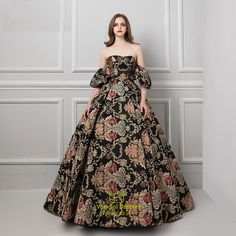 vampal.co.uk Offers High Quality Black Strapless Satin Floral Embroidered Ball Gown With Corset Back,Priced At Only USD USD $192.00 (Free Shipping) Bouffant Dress, Backless Formal Dresses, Printed Prom Dresses, Prom Dresses 2019, Dress Unique, Formal Dresses Short, Grad Dresses, Prom Dresses Ball Gown, Black Prom Dresses