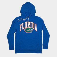 We took the classic, arched “Florida” from their 1986-87 basketball uniforms and combined it with one of the most well-known logos in sports. The scowling gator head wasn’t in official use until 1994, but soon after, Florida’s hoops fortunes would skyrocket. Products are mocked up on a size S. Graphics may appear smaller on larger sizes. Collegiate Team-colored Hoodie For Game Day, Collegiate Hoodie In Team Colors For Game Day, Collegiate Team-colored Hoodie For Fan Gear, Collegiate Sports Hoodie With Team Logo, Collegiate Hoodie With Team Logo For Sports, Throwback Team-colored Hoodie For Game Day, Throwback Team-colored Hoodie For Fan Gear, Collegiate Hoodie With Team Logo For Sports Season, Team-colored Hoodie For Fan Gear