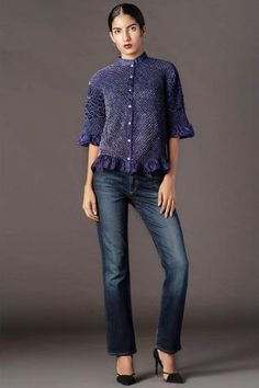 Shop for Twenty Nine Blue Silk Bandhani Shirt for Women Online at Aza Fashions Bandhani Shirt, Bandhani Print, Blue Silk, Shirt For Women, Online Tops, Indian Design, Mandarin Collar, Festival Wear, Blue Shirt