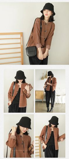 New Autumn Women Knitted Cotton Long Sleeve Casual Sweater V-neck Embroidery L0140 Casual Brown V-neck Sweater For Work, Brown Long Sleeve V-neck Sweater For Spring, Casual Brown V-neck Sweater For Spring, Neck Embroidery, Casual Sweater, Casual Sweaters, Winter Fashion Outfits, Knit Cotton, Long Sleeve Casual