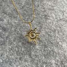 Introducing our 925 Sterling Silver Sun Necklace, a perfect blend of elegance and celestial beauty. This delicate sunburst necklace features a finely detailed sun charm, making it an ideal choice for summer jewelry or as an everyday necklace. Whether you're looking for a dainty sun necklace to complement your style or a thoughtful gift for her, this celestial necklace adds a touch of radiance to any outfit. Crafted from high-quality 925 sterling silver, it's a timeless piece that shines brightly Sunburst Necklace, Gold Sunburst, Sun Charm, Thoughtful Gifts For Her, Sun Necklace, Celestial Necklace, Jewelry Minimalist, Charm Making, Christmas Gift For Her