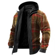 Product Description * Item:Fashion Men's Hooded Overcoat Winter Plaid Hoodie Coat with Fleece Lining Jacket * Condition: 100% Brand New * Color:blue.brown. * Size:AsianM-5XL * Package:1pc Coats (without any accessories ）    Please note: 1.Please allow a little error due to manual measurement. 2.The color maybe a little difference because of the light,screen reflection etc. 3.If you are not sure what size to choose, you can tell us your height and weight, we will recommend the right size for you. Shipping 1. Your Item(s) will be shipped within 5-15 business days once payment received. 2. Standard shipping to US/UK,you may can get it in 10-20 Business days.   Standard Shipping for Airmail via Post Office 11-30 business Days Come(approximately within 30 days) ship to other country. 3.if you w Guy Bff, Hood Hat, Plaid Hoodie, Hoodie Streetwear, Men Jackets, Winter Plaid, Mens Jackets Casual, Polyester Jacket, Hoodie Coat