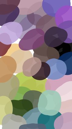 an abstract background with many different colored circles