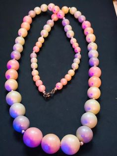 Gorgeous Estate Pastel Multicolor Lucite Beaded Vintage Necklace | eBay Antique Jewelry Necklace, Corsets, Vintage Watches, Vintage Necklace, Antique Jewelry, Vintage Antiques, Jewelry Necklace Pendant, Jewelry Watches, Jewelry Necklaces