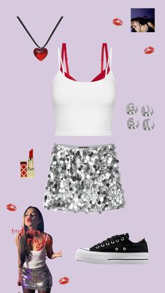 Cute Outfits To Wear To Olivia Rodrigo Concert, Olivia Tour Outfits Ideas, Ts Concert Outfit, Olivia Rodrigo Shirt Ideas Diy, Bad Idea Right Outfit, Olivia Outfits Concert, Bad Idea Right Olivia Rodrigo Outfit, Oliva Rodrigo Guts Tour Outfits, Olivia Rodrigo Outfits Guts