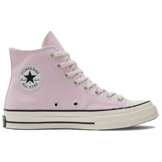 Shop Converse Chuck Taylor All Star 1970s High Top 'Light Pink' A11441C at KICKS CREW — your go-to for authentic, stylish sneakers. Whether for fashion, performance, or collection, find your perfect pair with us. Light Pink Converse, Light Pink Sneakers, Pink Collage, Converse Pink, Pink Converse, Pink Fits, Pink Sneakers, Aesthetic Colors, Fashion Performance