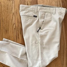 Columbia Pants - Nwot Regular Fit Side Pockets Side Zipper Pocket, Velcro Back Pockets Excellent Travel Pants 100% Cotton Light Khaki Color 34/30 Beige Cotton Pants For Outdoor, Beige Cotton Bottoms For Outdoor, Neutral Cotton Pants With Pockets, Beige Full Length Work Pants With Pockets, Neutral Tapered Leg Bottoms With Pockets, Utility Style Beige Bottoms With Welt Pockets, Neutral Pants With Pockets, Neutral Trousers With Pockets, Pants Cream