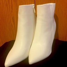 Dream Pairs Women's White Chunky High Heel Ankle Booties, U.S. Adult Size 7. Nwot. Never Worn. * Stylish Solid Color Short Boots * Comfy Block High Heel, Classic Pointed Toe * Durable Rubber Outsole * Side Zipper Closure Bundle And Save! Bundle Three Or More Items For A 20% Discount Or A Special Discount Offer. Make An Offer! All Reasonable Offers On Single Items Or Bundles Will Be Considered. White Platform Heeled Boots With Pointed Toe, White Platform Boots With Wedge Heel, Pointed Toe Booties With Stacked Heel In Synthetic, Synthetic Pointed Toe Booties With Stacked Heel, Synthetic Booties With Stacked Heel And Pointed Toe, White Pointed Toe Booties With Stacked Heel, White High Ankle Heels With Stacked Heel, White Faux Leather Heels With Stacked Heel, White Synthetic High Heel Boots