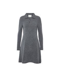 Lisa Yang's Leah Mini Dress is a chic and comfortable sweater dress featuring a polo neckline and long sleeves. It is crafted from 100% cashmere for a luxuriously soft feel and falls to a mid-thigh length hem.[tab] Composition: 100% Cashmere Size and Fit: Runs True to Size Care Instructions: Dry Clean Only Origin: Made in China SKU: LIY49R44-GRY Questions about size, fit, or how to style? The KZ team is here to help you look and feel your best! Chat with our stylists via the icon below. Lisa Yang, Luxury Outerwear, Comfortable Sweater, Mini Dresses, Gray Dress, Day Dresses, Designer Dresses, Sweater Dress, Care Instructions