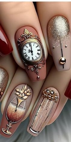 nail art Nail Designs For Autumn, Classy Nail Art Ideas, Fall Manicure, Fall Nail Trends, Fall Nail Art Designs, Nails Only, Fall Nail Art, Festival Nails, Fabulous Nails