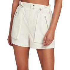 Woven Paperbag Shorts By Calia By Carrie Underwood These Calia By Carrie Underwood Woven Paperbag Shorts Are Perfect For A Casual Summer Look. These Shorts Are Cream-Colored And Made Of A Polyester Blend. They Feature A Paperbag Waist. The Size Is S And They Are Brand New With Tags. These Shorts Are Sure To Be A Stylish Addition To Any Wardrobe. Brand: Calia By Carrie Underwood Color: Cream Woven Paperbag Shorts Unbleached Adjustable Waist High Rise Zippered Pockets Relaxed Fit 81% Polyester 19% Paperbag Shorts, Paper Bag Shorts, Calia By Carrie Underwood, Calia By Carrie, Mid Rise Shorts, Woman Weaving, Stay Fresh, Active Wear Shorts, Women Essentials