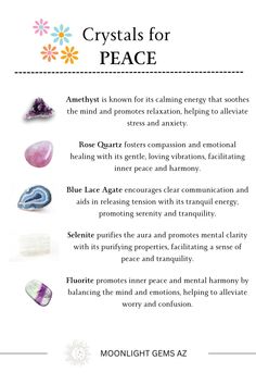 Discover serenity with the best crystals for peace! Explore a tranquil collection of gems renowned for their calming and soothing energies. From amethyst to blue lace agate, these crystals offer a gentle embrace, promoting inner harmony and emotional balance. Pin now to invite a sense of peace and tranquility into your life with the supportive energy of these gems! 🕊️💎 #CrystalsForPeace #Tranquility #InnerHarmony #CrystalHealing Crystals For Calmness, Crystals That Should Not Be Together, Crystals For Transition, Crystals For Masculine Energy, Crystals For Balance, Crystals For Wisdom, Crystals For Emotional Balance, Crystals For Inner Peace, Crystals For Peace And Calm