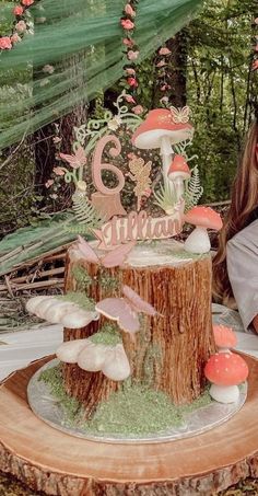 Fairy Birthday Cake Aesthetic, Pink Fairy Themed Party, Fairy Princess Party Decorations, Garden Fairy Birthday Cake, Whimsical 1st Birthday Photoshoot, Fairy Garden Birthday Cake Ideas, Fairy Theme Birthday Party Cake, Fairy Birthday Cake Topper, Fantasy Forest Birthday Party