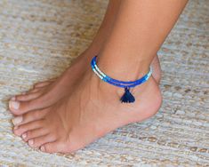 Feet Bracelet, Tassel Anklet, Womens Ankle Bracelets, Beaded Ankle Bracelets, Foot Bracelet, Beaded Ankle, Anklets Boho, Beach Anklets, Women Anklets