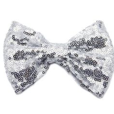 "Large Beautiful Sequin Bows! 30+ colors available!  Great for DIY mouse ears before your trip to the Magic Kingdom!  Size: 5\" Quality bows- Sequin Fabric This bow can easily be added to a headband or hair clip for a perfect accessory NO clip included- BOW ONLY Perfect size for Minnie Ears- DIY Headband Please review Fee Fee's shop policies and FAQ's for any questions related to shipping or order processing. Feel free to message me with any questions! THANK YOU for being here and thank you for your business!" Diy Mouse Ears, Diy Mouse, Sparkly Headband, Large Hair Bow, Purse Decorations, Large Hair Bows, Headband Bow, Silver Headband, Sequin Bow