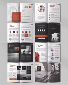 an image of a brochure with many different pages