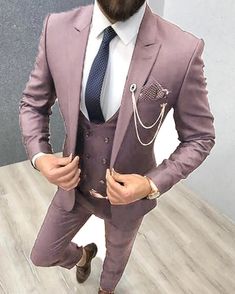 Dripped Outfits, Subtle Pink Wedding, Bridegroom Outfits, Gents Coat, Tuxedos For Wedding, Groomsmen Dress, Dapper Suits