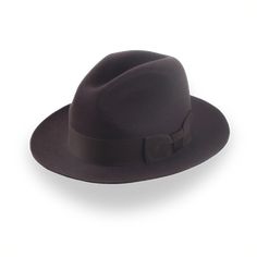 Dark Brown Fedora Hat in Classic Men's Style | The Acropol - Agnoulita Hats 1 Brown Fedora, Homburg, Mens Fashion Classic, Formal Casual, Classic Dress, Hat Band, Fedora Hat, Individual Style, Vegetable Tanned Leather